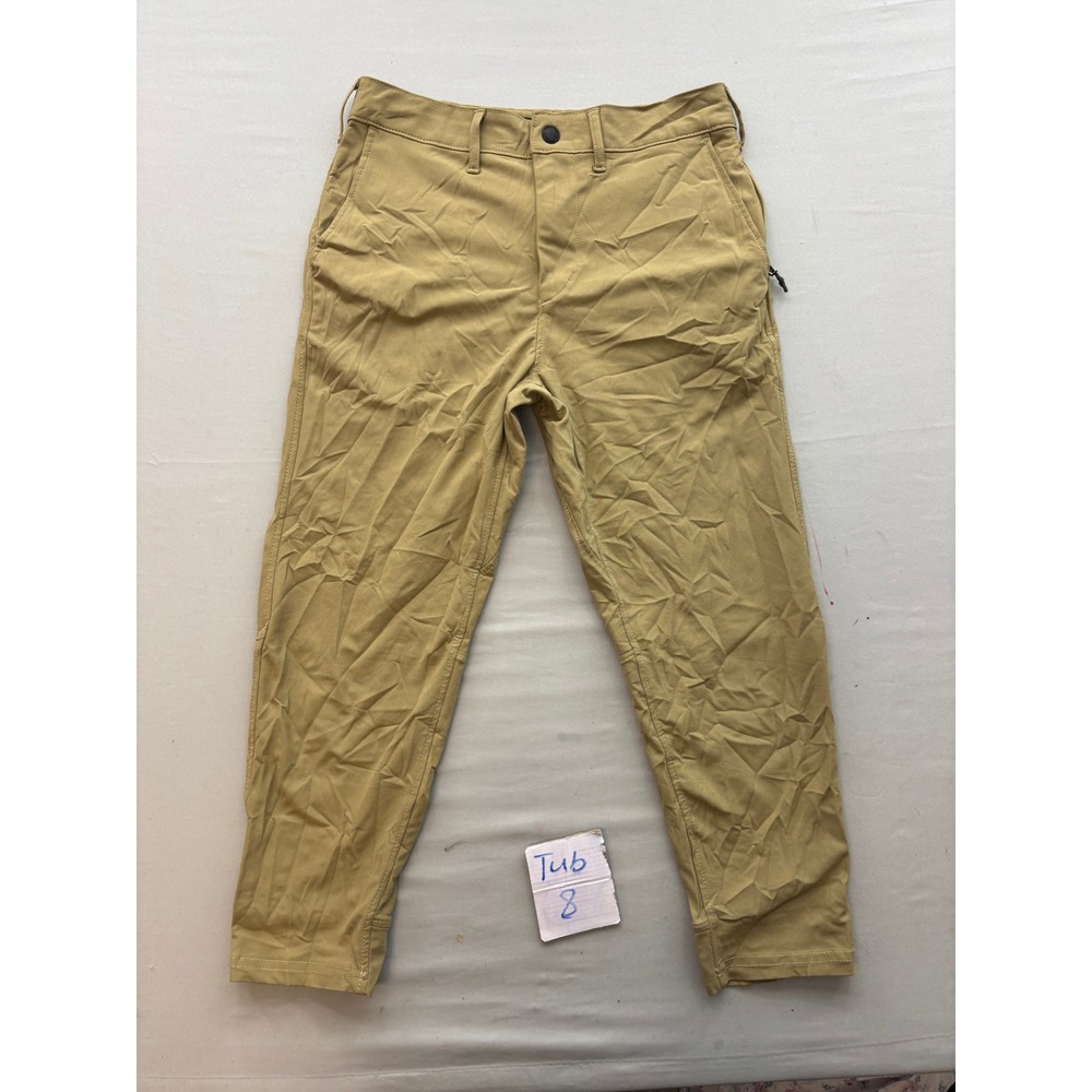 American Eagle Active Flex Khaki Tan Pants Mens 28x28 Polyester Mesh Lined